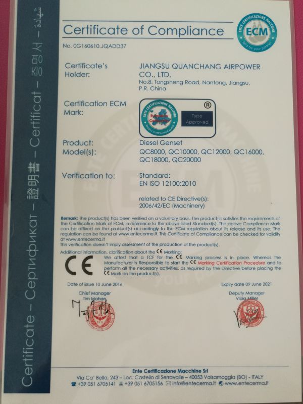 ISO CERTIFICATE / CE CERTIFICATE