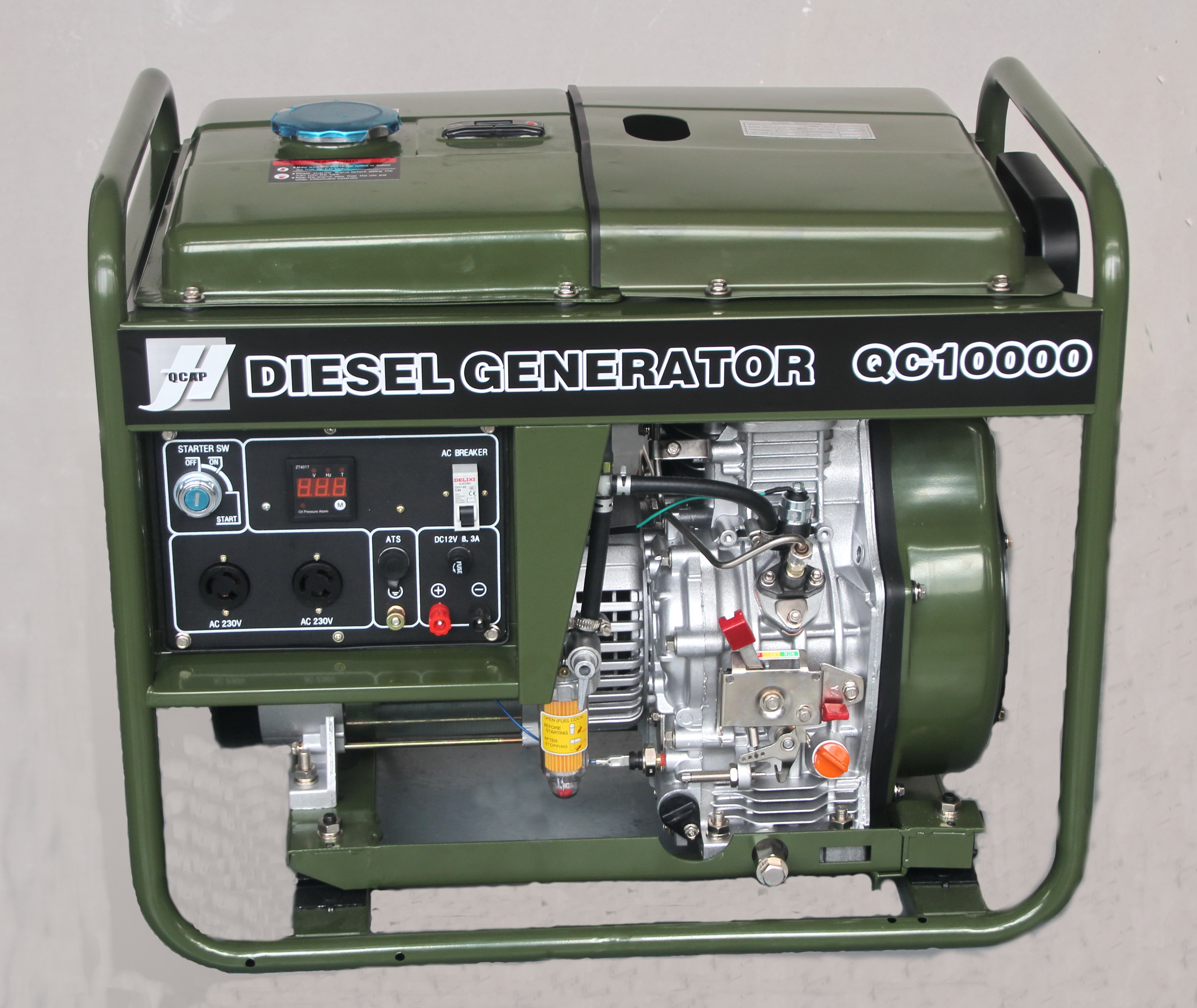 10KVA Open Frame Diesel Generator