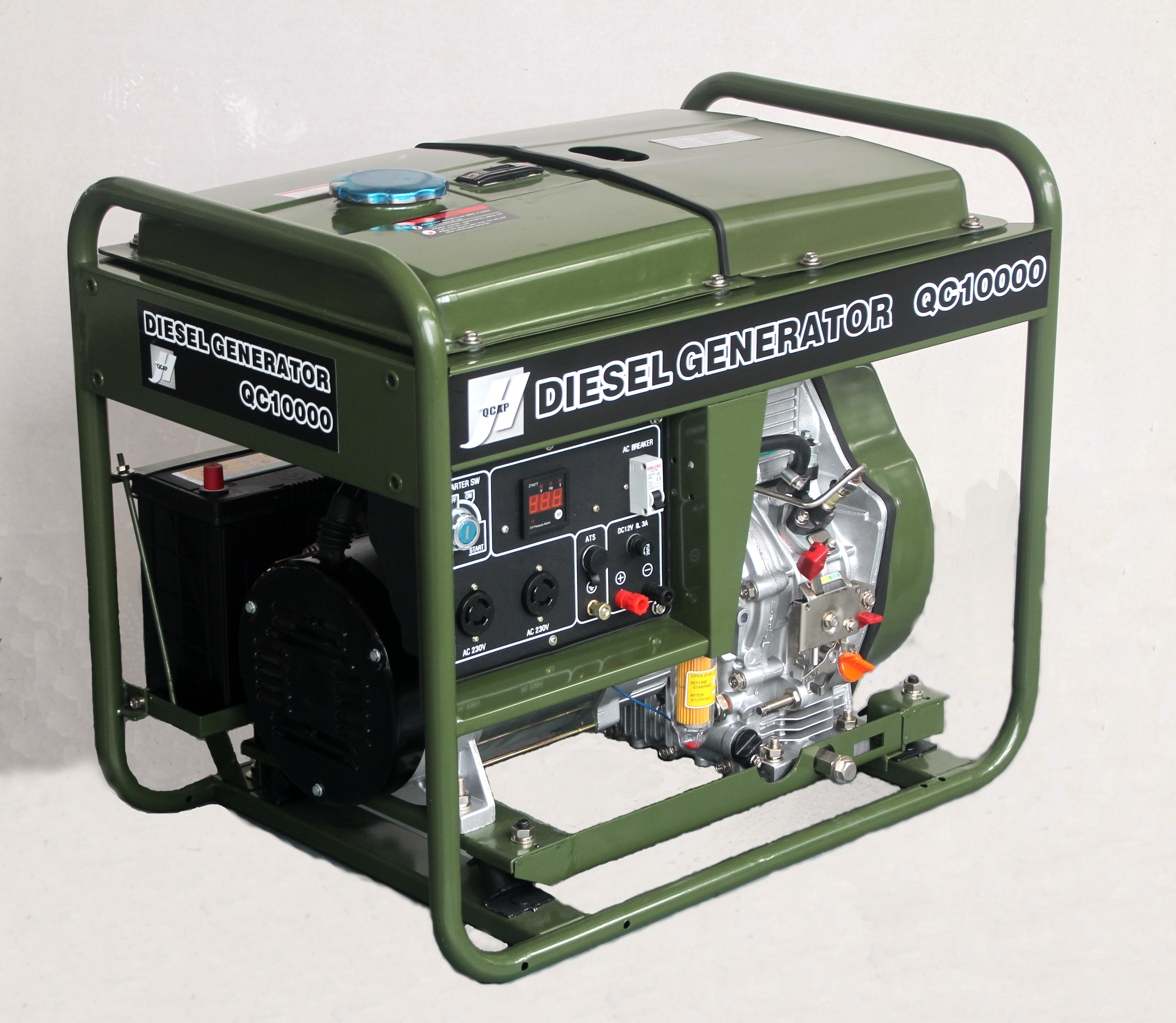 10KVA Open Frame Diesel Generator