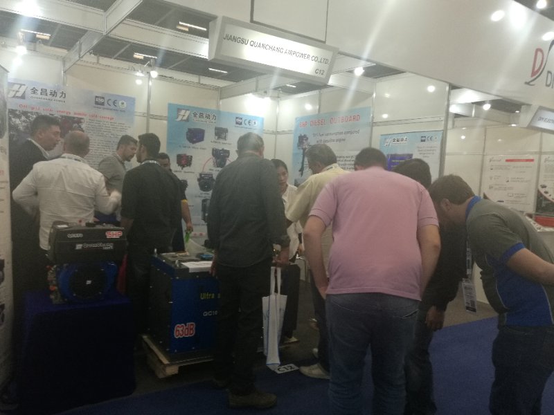 In Brazil  exhibition, electric power products are very popular