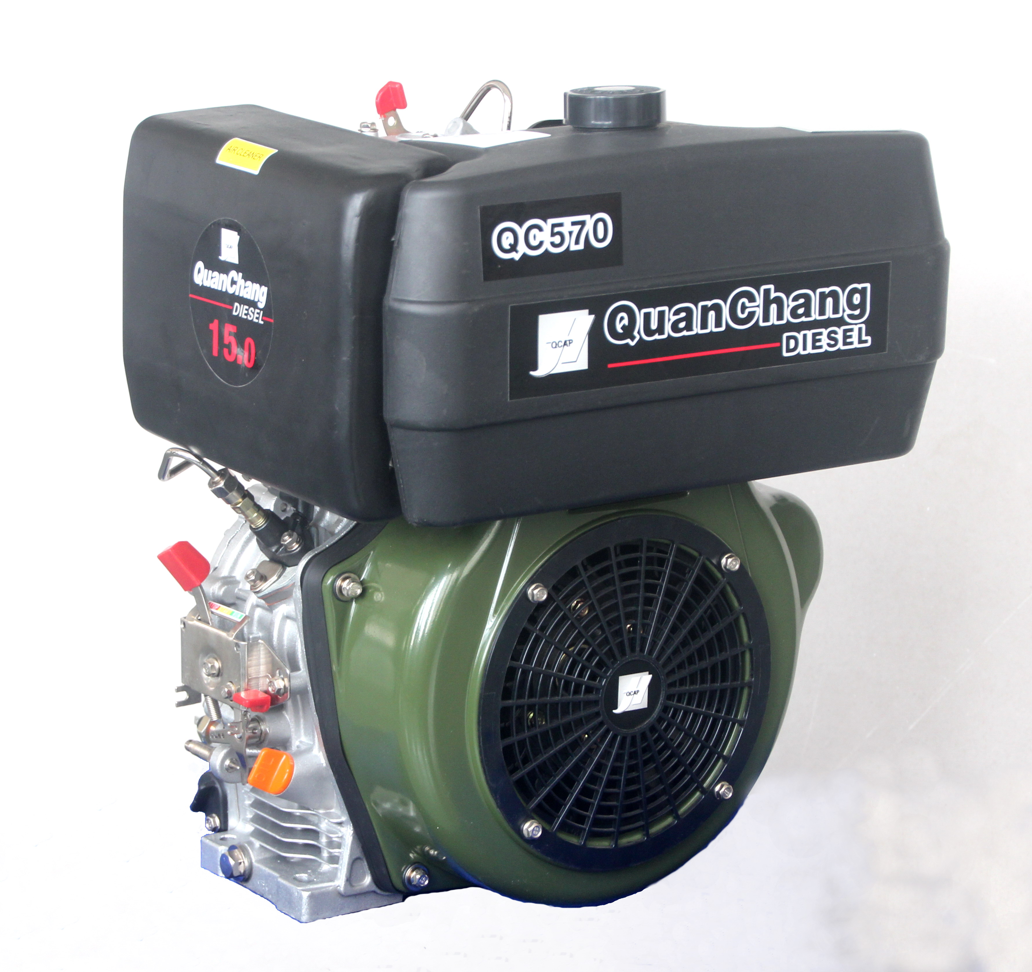 Single cylinder air-cooled diesel engine QC570/QC530